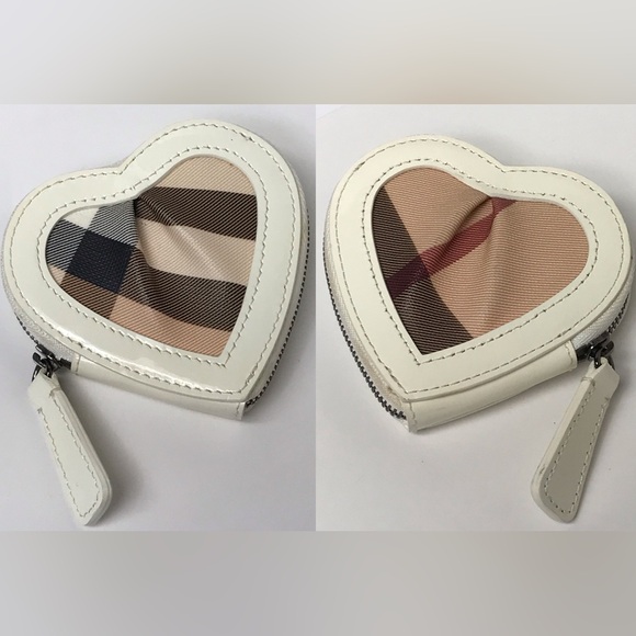 BURBERRY Heart Nova Check Coin Purse 😍❤️‍🔥 - Picture 16 of 17